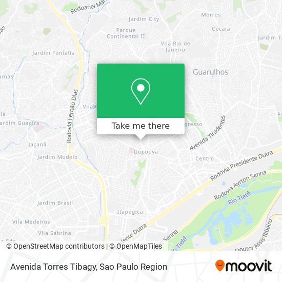 Mapa Avenida Torres Tibagy