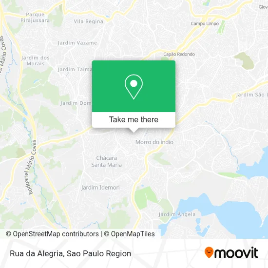 Rua da Alegria map