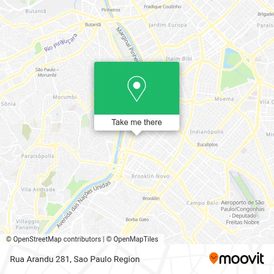 Rua Arandu 281 map