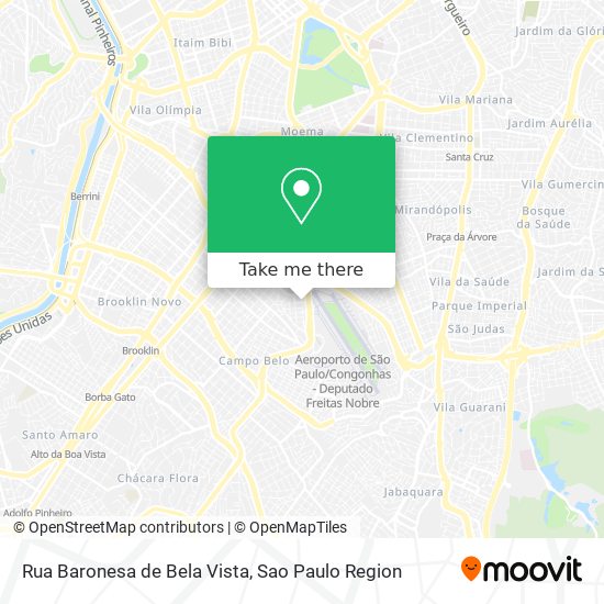 Rua Baronesa de Bela Vista map