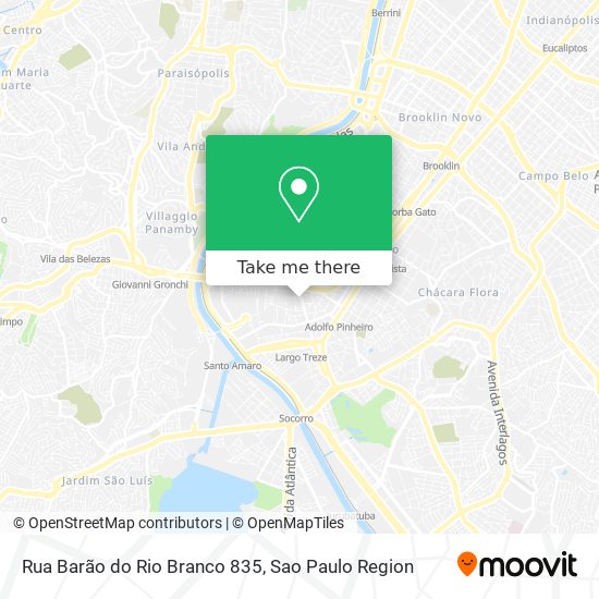 Mapa Rua Barão do Rio Branco 835