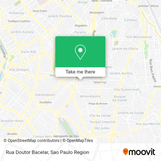 Rua Doutor Bacelar map