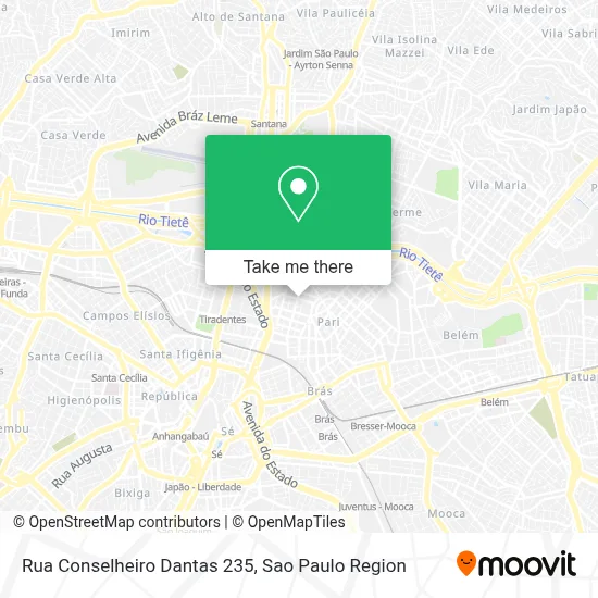 Rua Conselheiro Dantas 235 map