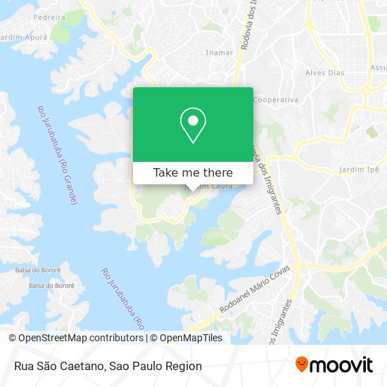 Rua São Caetano map