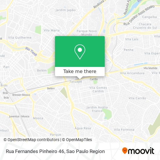 Mapa Rua Fernandes Pinheiro 46