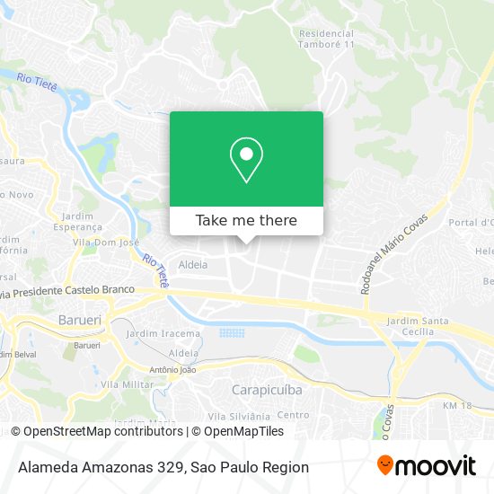 Alameda Amazonas 329 map