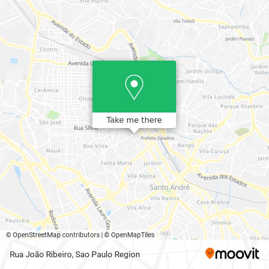 Rua João Ribeiro map