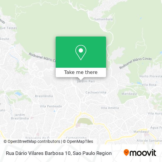 Mapa Rua Dário Vilares Barbosa 10