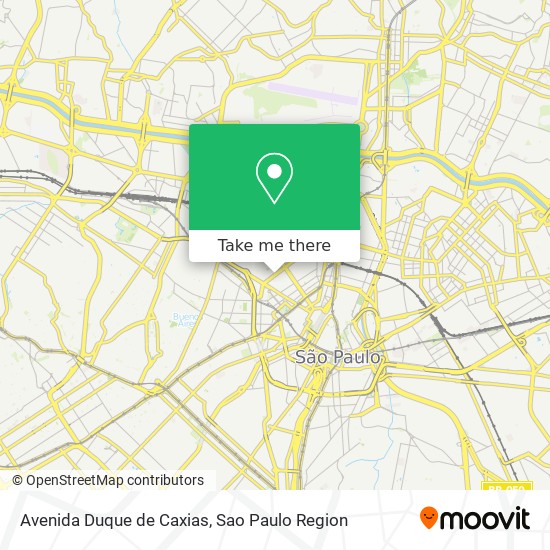 Mapa Avenida Duque de Caxias