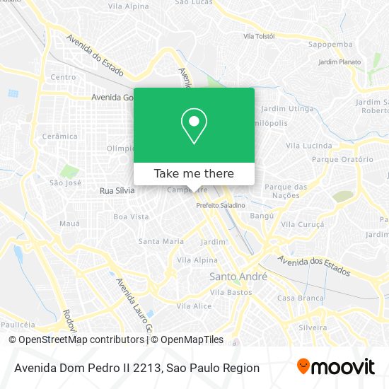 Avenida Dom Pedro II 2213 map