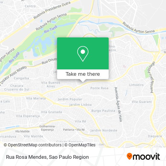 Rua Rosa Mendes map