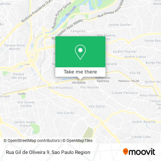 Rua Gil de Oliveira 9 map