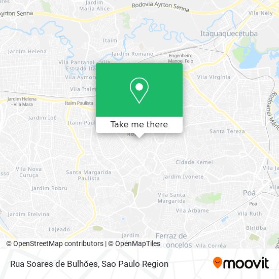 Rua Soares de Bulhões map