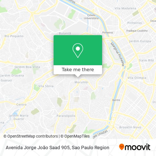 Mapa Avenida Jorge João Saad 905