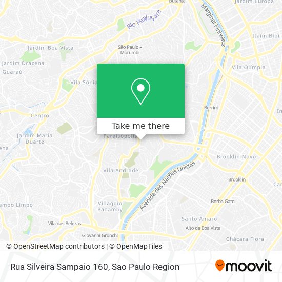 Mapa Rua Silveira Sampaio 160