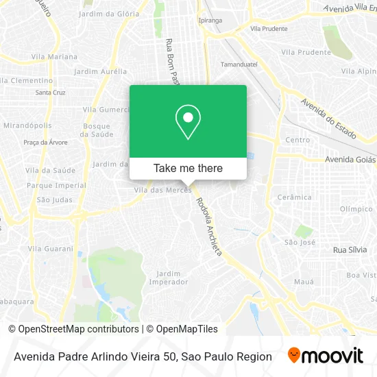 Avenida Padre Arlindo Vieira 50 map