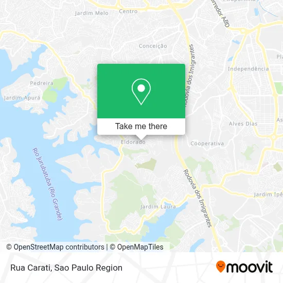 Rua Carati map