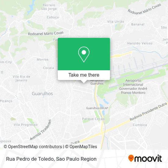 Rua Pedro de Toledo map