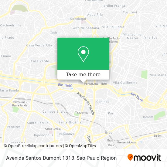 Mapa Avenida Santos Dumont 1313