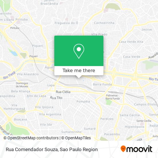 Rua Comendador Souza map