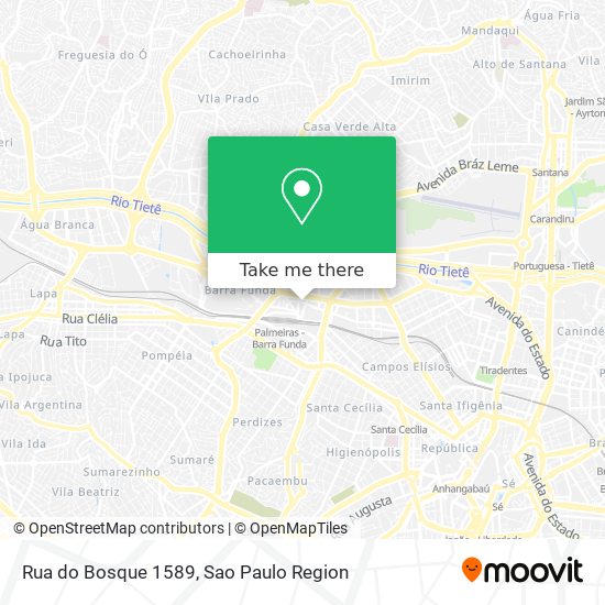 Rua do Bosque 1589 map