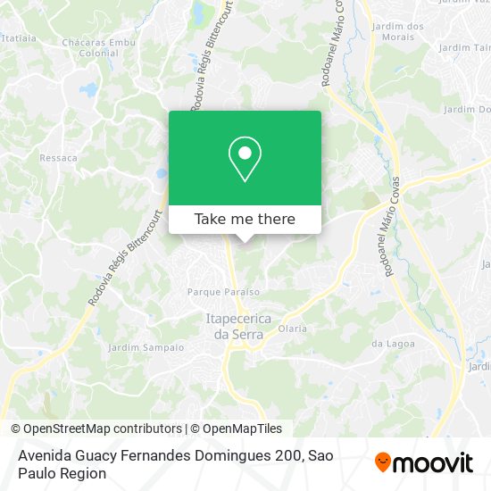 Avenida Guacy Fernandes Domingues 200 map