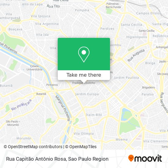 Rua Capitão Antônio Rosa map