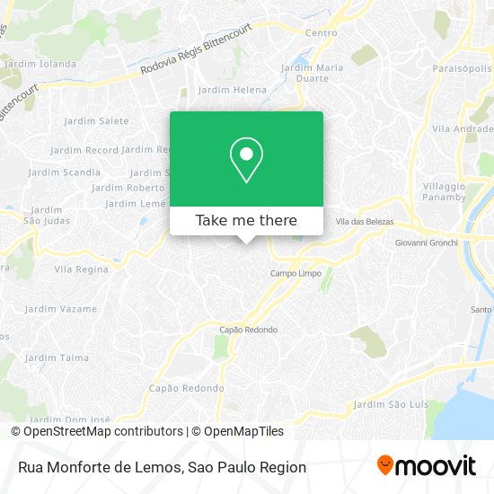 Rua Monforte de Lemos map
