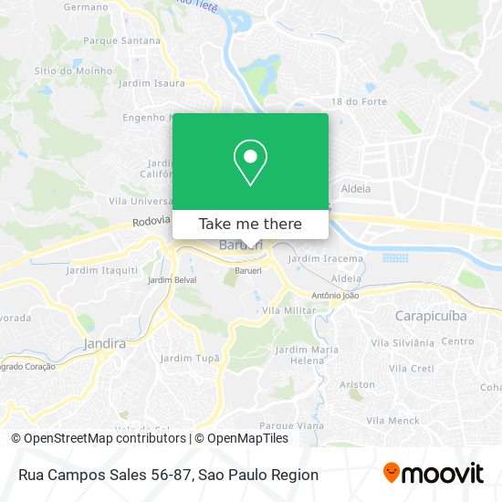 Rua Campos Sales 56-87 map