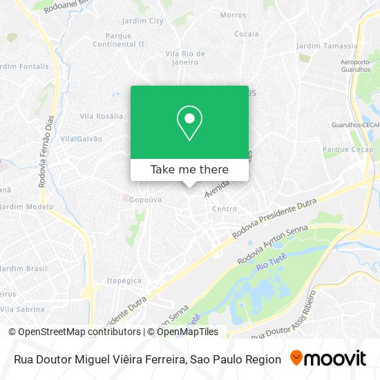 Rua Doutor Miguel Viêira Ferreira map