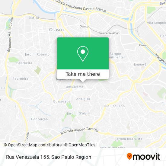 Mapa Rua Venezuela 155