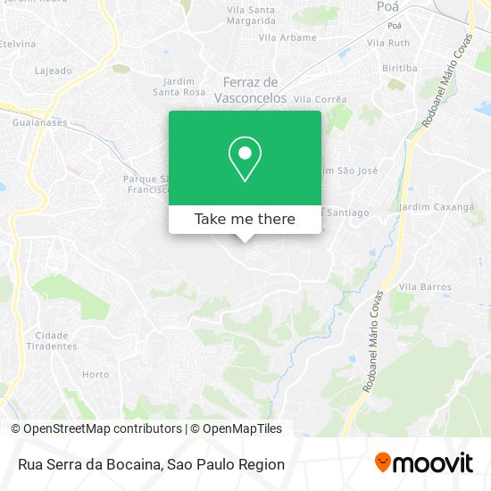 Rua Serra da Bocaina map