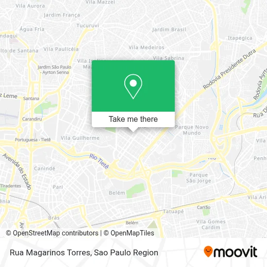 Rua Magarinos Torres map