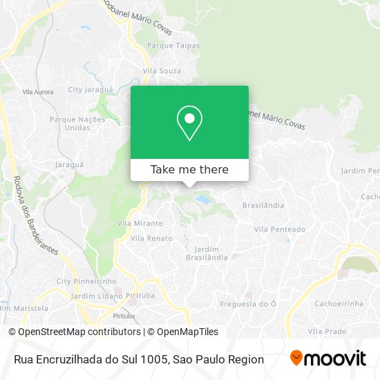 Rua Encruzilhada do Sul 1005 map
