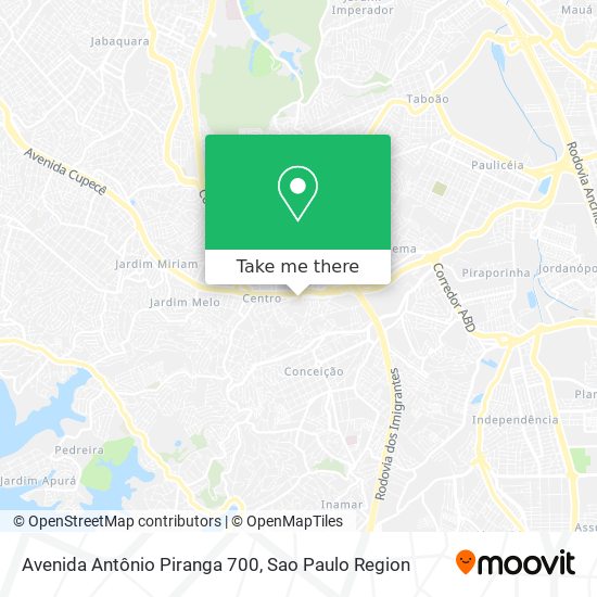 Avenida Antônio Piranga 700 map