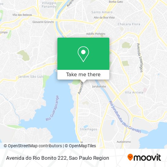 Avenida do Rio Bonito 222 map