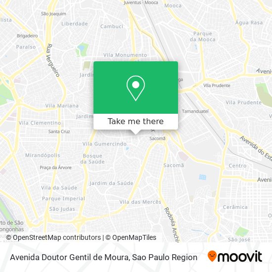 Avenida Doutor Gentil de Moura map