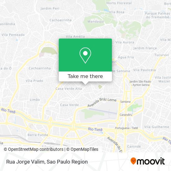 Mapa Rua Jorge Valim