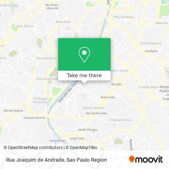 Rua Joaquim de Andrade map