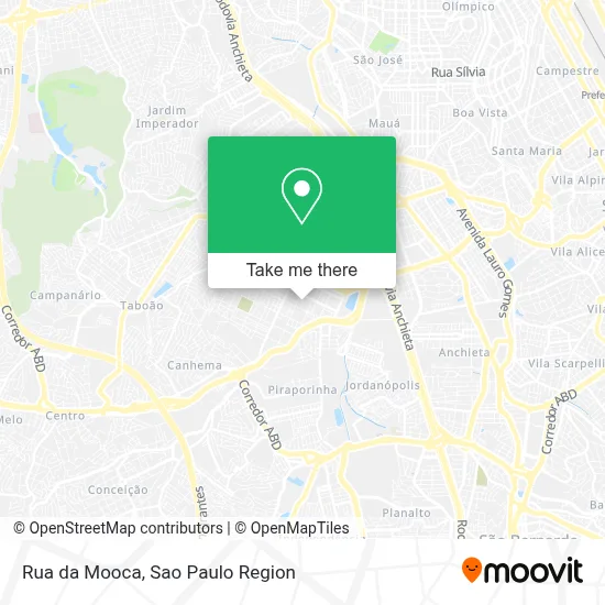 Rua da Mooca map