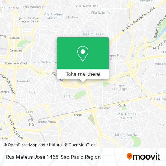 Rua Mateus José 1465 map