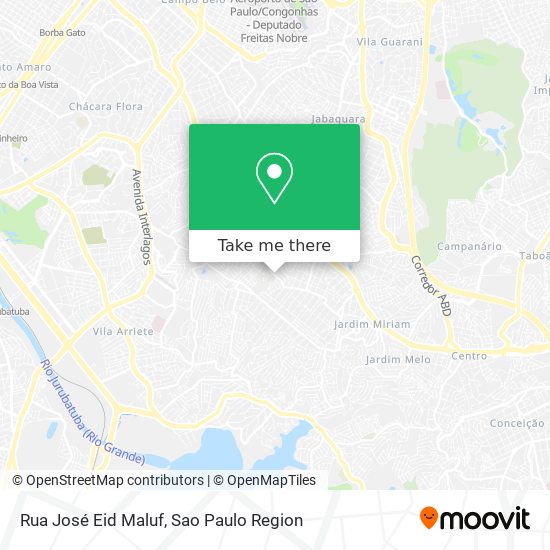 Rua José Eid Maluf map