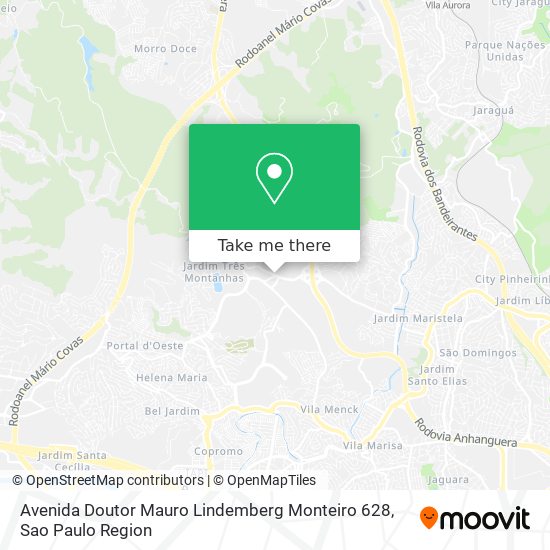 Mapa Avenida Doutor Mauro Lindemberg Monteiro 628