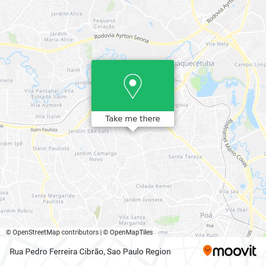 Rua Pedro Ferreira Cibrão map