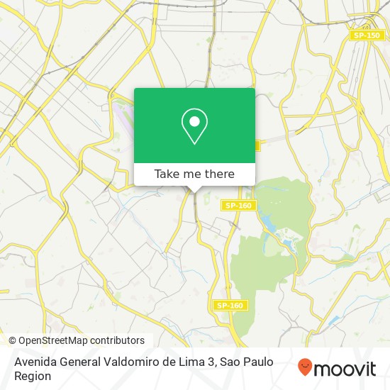 Avenida General Valdomiro de Lima 3 map