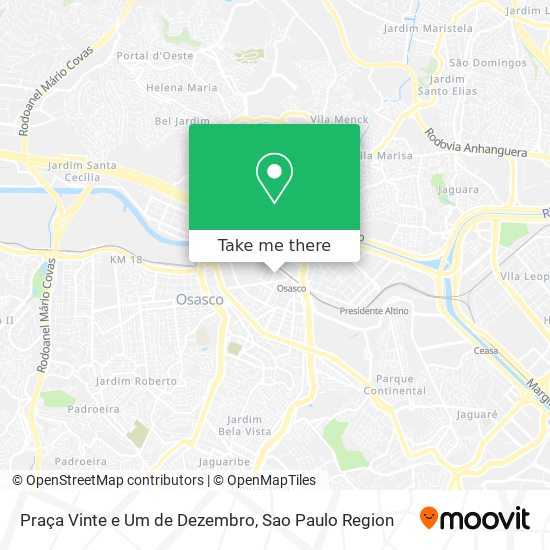 Praça Vinte e Um de Dezembro map