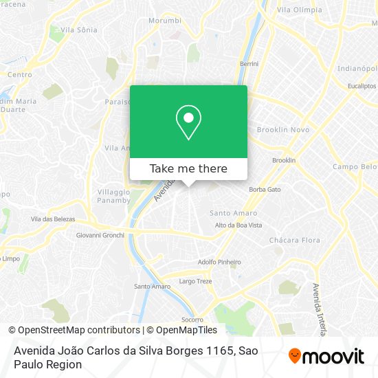 Avenida João Carlos da Silva Borges 1165 map