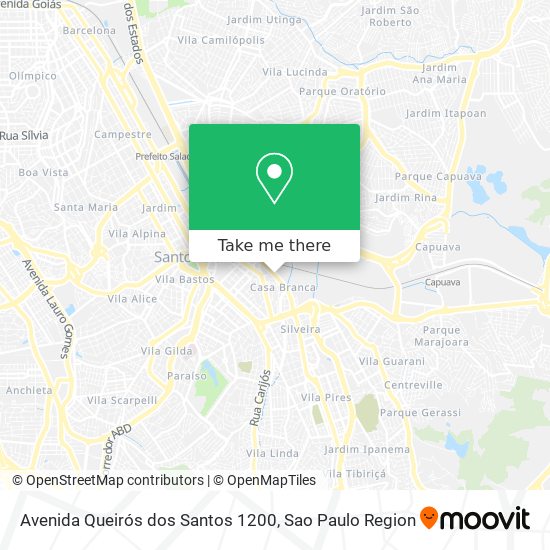 Avenida Queirós dos Santos 1200 map