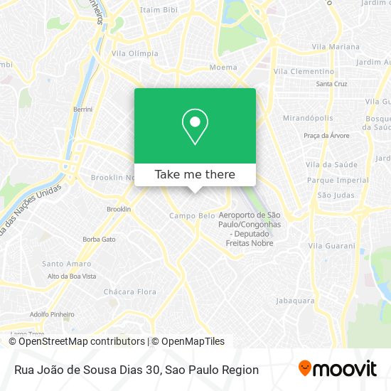 Mapa Rua João de Sousa Dias 30