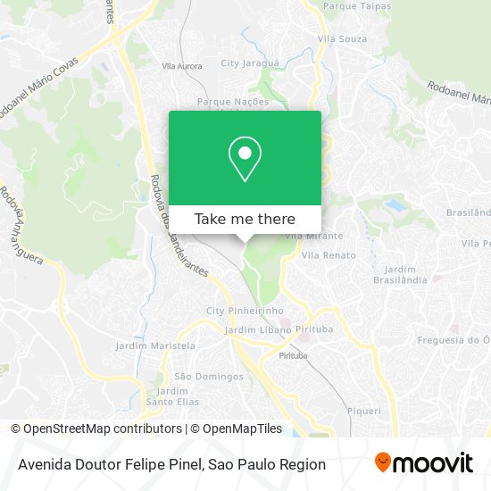 Avenida Doutor Felipe Pinel map